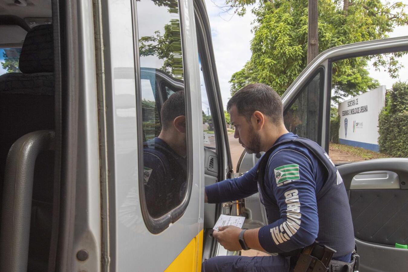 Até sexta-feira (26), Setor de Fiscalização de Trânsito da SSMU seguirá fiscalização em cerca de 100 veículos que atuam nas áreas urbana e rural