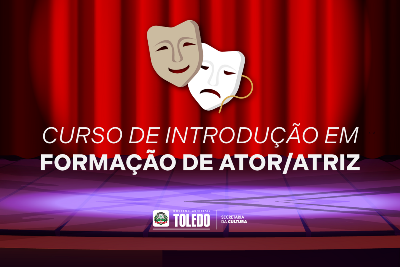 Segue até esta quinta-feira (29) o prazo para as matrículas do curso de introdução em formação de ator/atriz viabilizado pela Secretaria da Cultura de Toledo. De um total de 166 vagas [121 na Casa da Cultura e 45 no Centros de Esportes e Artes Unificado (CEU das Artes)], há ainda algumas remanescentes.  As inscrições devem ser feitas de forma presencial no local onde o interessado deseja participar da formação. É necessário levar RG, CPF e comprovantes de matrícula escolar e residência. Menores de idade dev