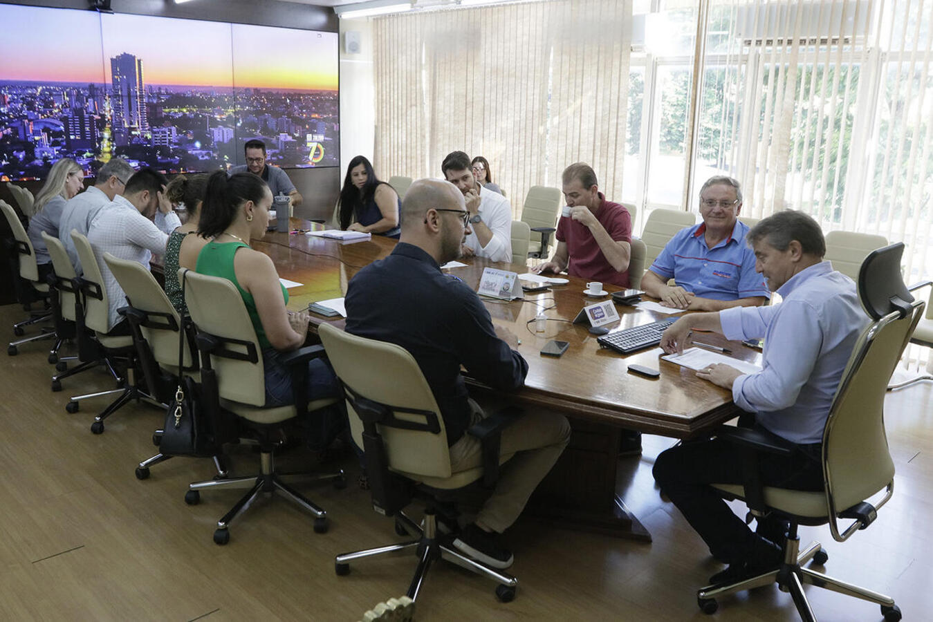 Prefeitura de Toledo e ACIT realizaram reunião trimestral na quinta