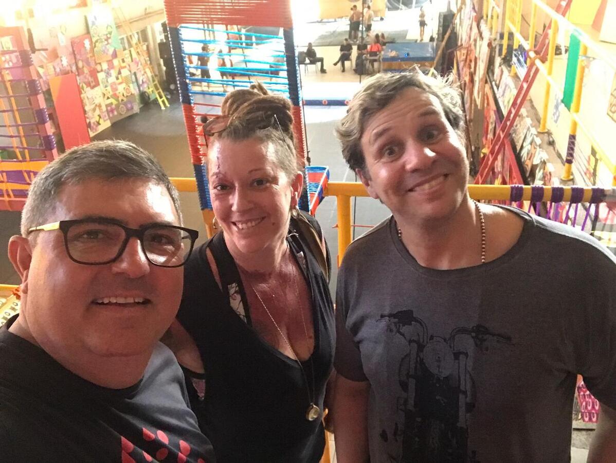 Os coordenadores do Circo da Alegria realizaram uma visita técnica à Escola Nacional de Circo, no Rio de Janeiro, esta semana