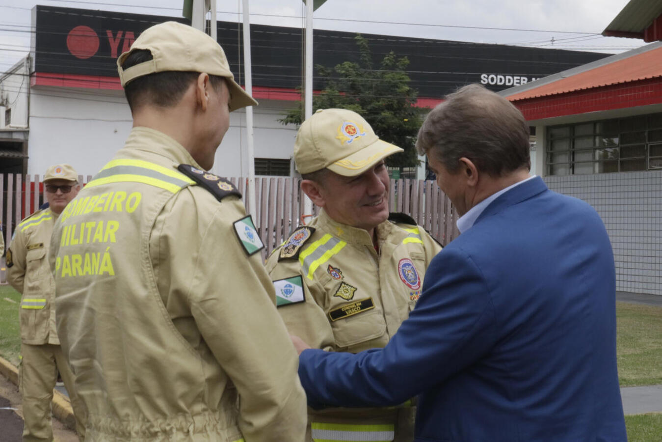Durante a cerimônia de entrega da nova ambulância no Corpo de Bombeiros foi divulgado a diminuição de acidentes de trânsito em Toledo