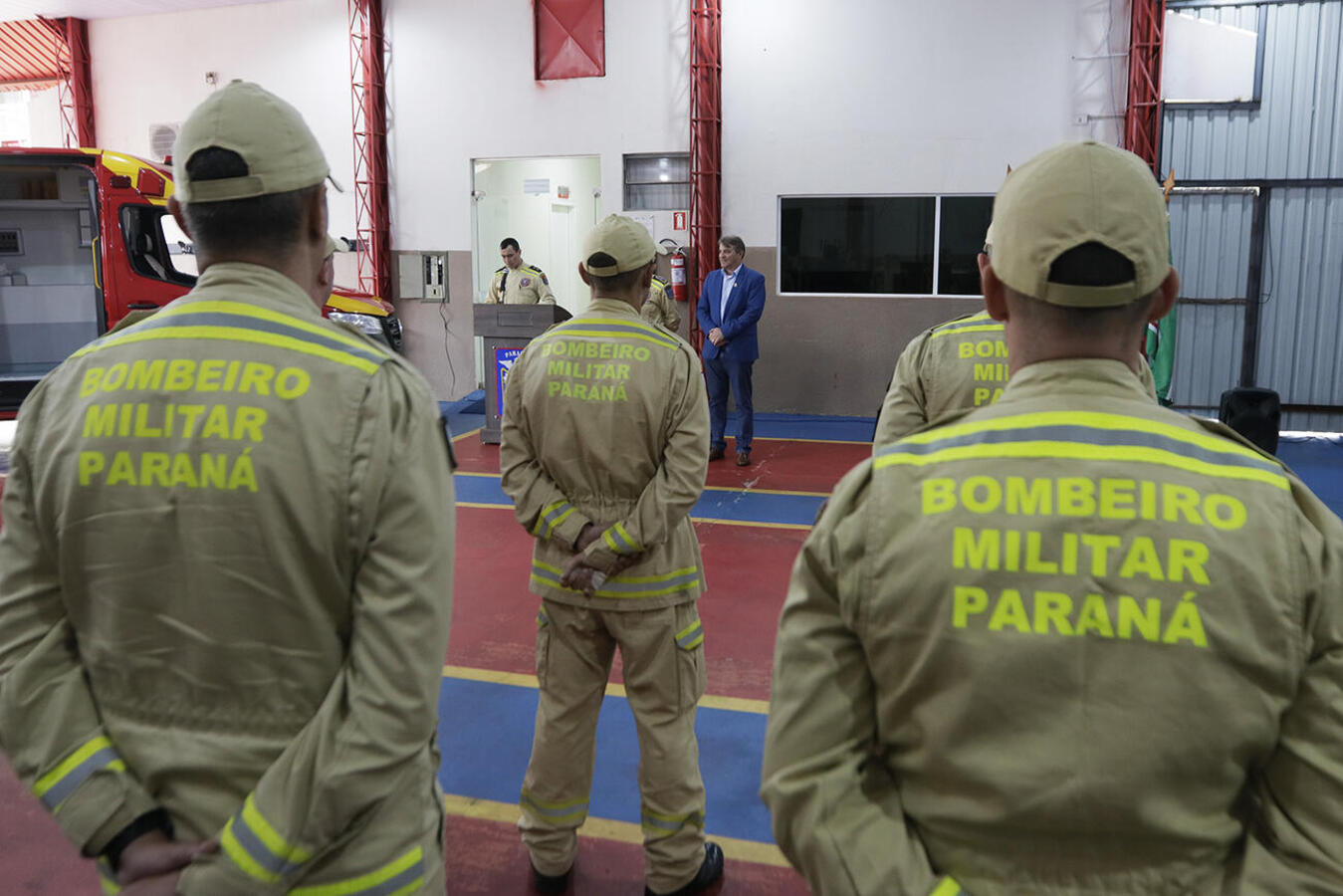Durante a cerimônia de entrega da nova ambulância no Corpo de Bombeiros foi divulgado a diminuição de acidentes de trânsito em Toledo