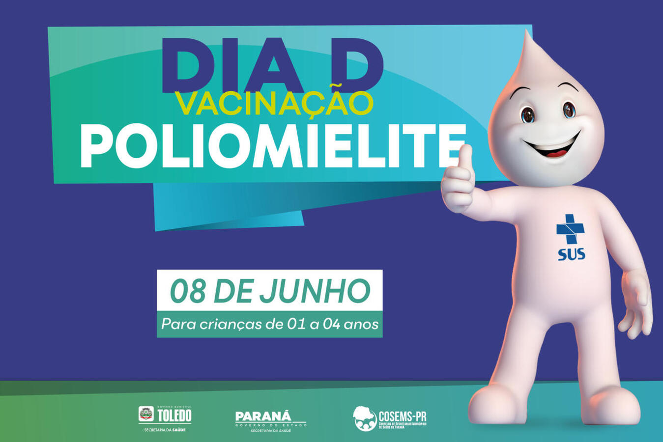 Doses do imunizante serão aplicadas das 8h às 17h em dez unidades básicas de saúde da cidade e do interior, e das 14h às 21h no Shopping Panambi
