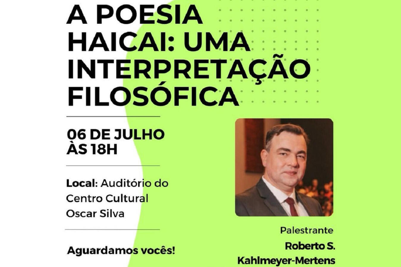 Projeto é desenvolvido pelos acadêmicos do curso de Filosofia da universidade e contará com 5 palestras para discussão filosófica de gêneros e obras da literatura 