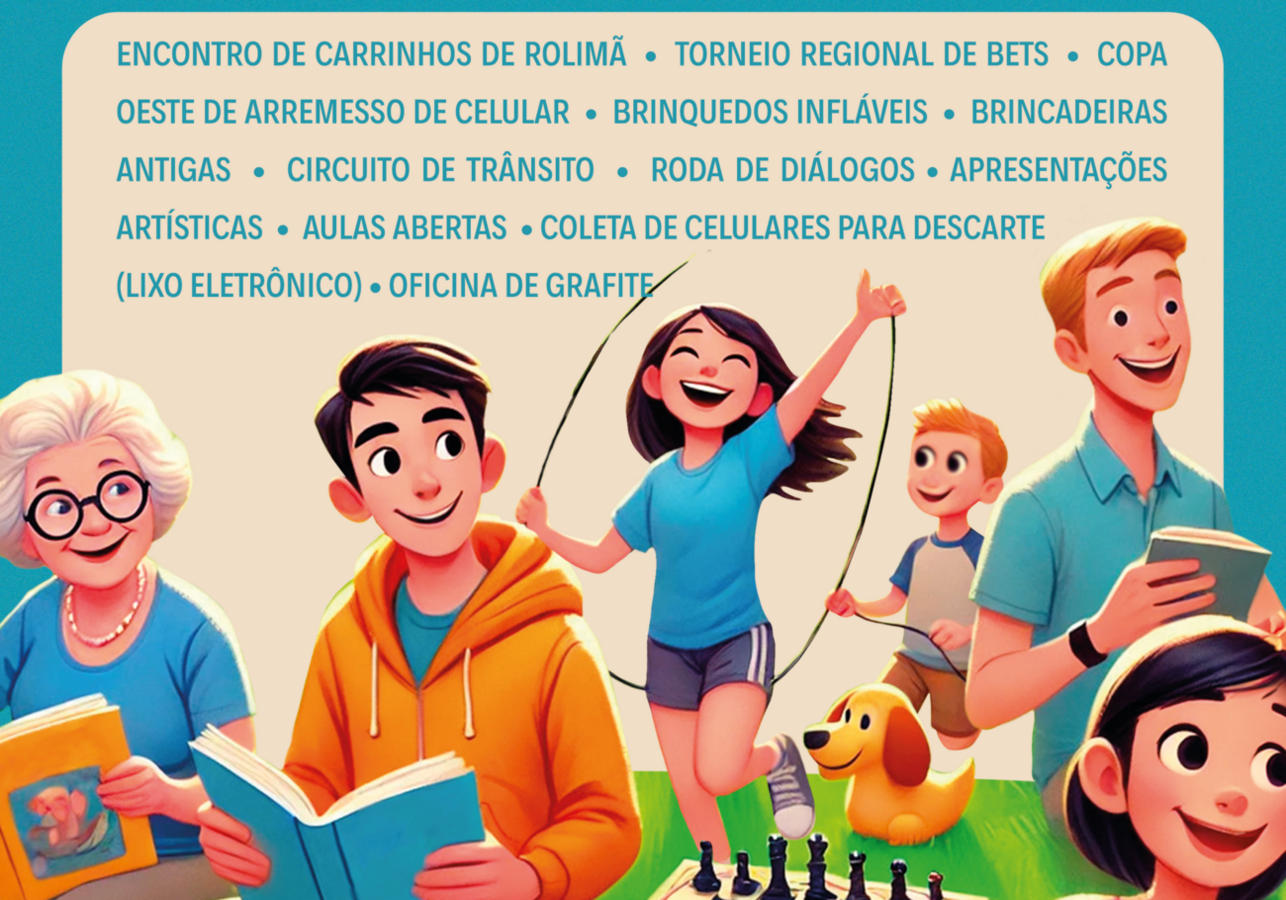 O Núcleo dos Objetivos de Desenvolvimento Sustentável (Núcleo ODS) de Toledo está desafiando a população a passar um dia de lazer sem o uso do celular 