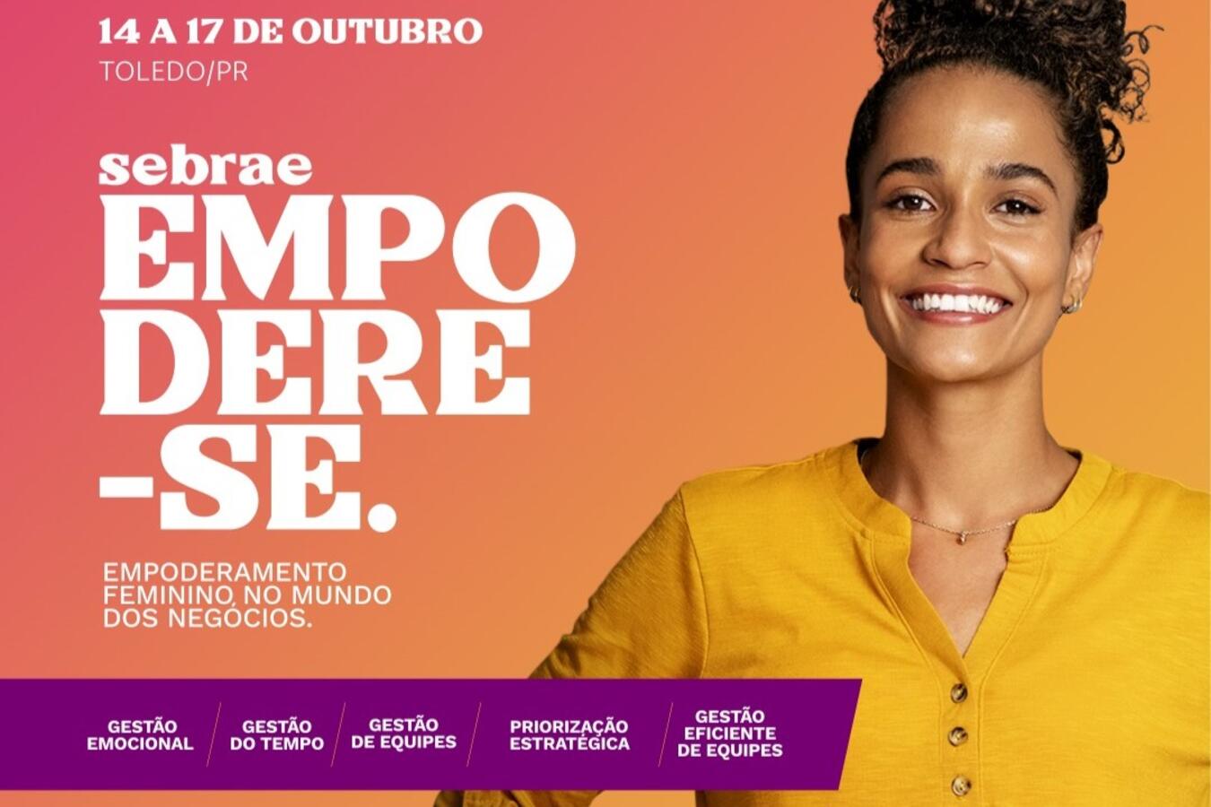 Entre segunda e quinta-feira da semana que vem (14 a 17) serão realizadas oficinas de empreendedorismo e gestão para mulheres
