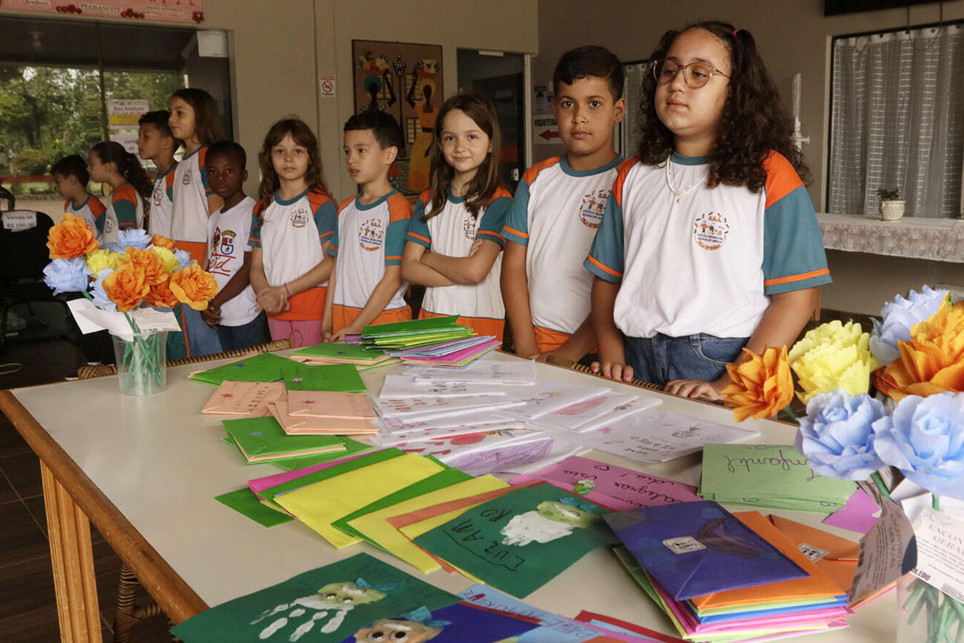 Quase mil cartinhas foram elaboradas por estudantes da Rede Municipal de Ensino, desde o Infantil até o Fundamental I