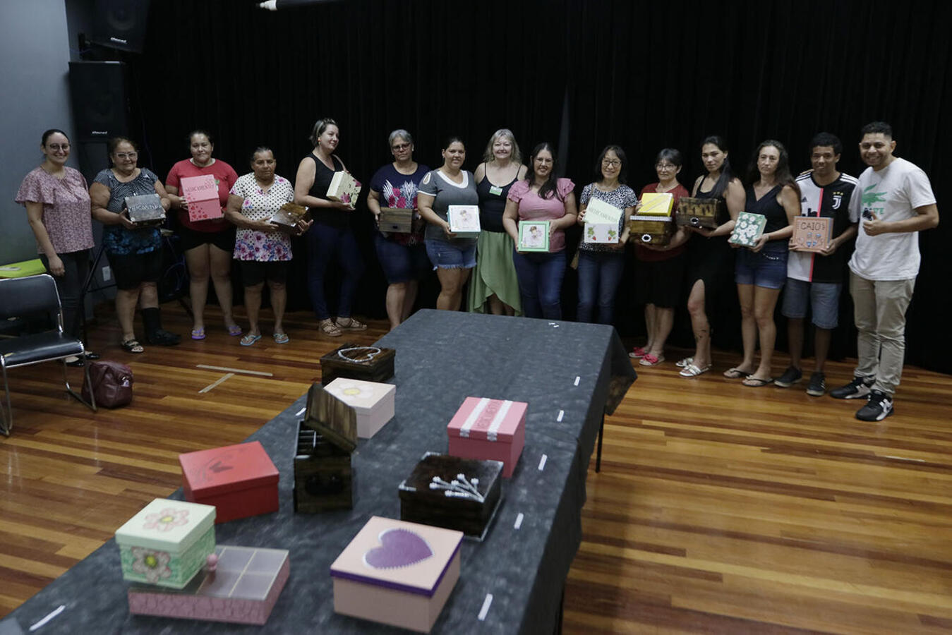 Trabalhos realizados durante curso foram expostos em encontro realizado na tarde desta quinta (14); atividade encerra ciclo de capacitações realizadas pela Cultura em 2024