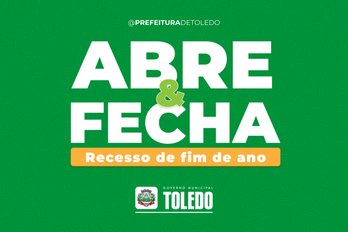 Prefeitura e repartições vinculadas retornam atendimento normal na quinta-feira, 02 de janeiro