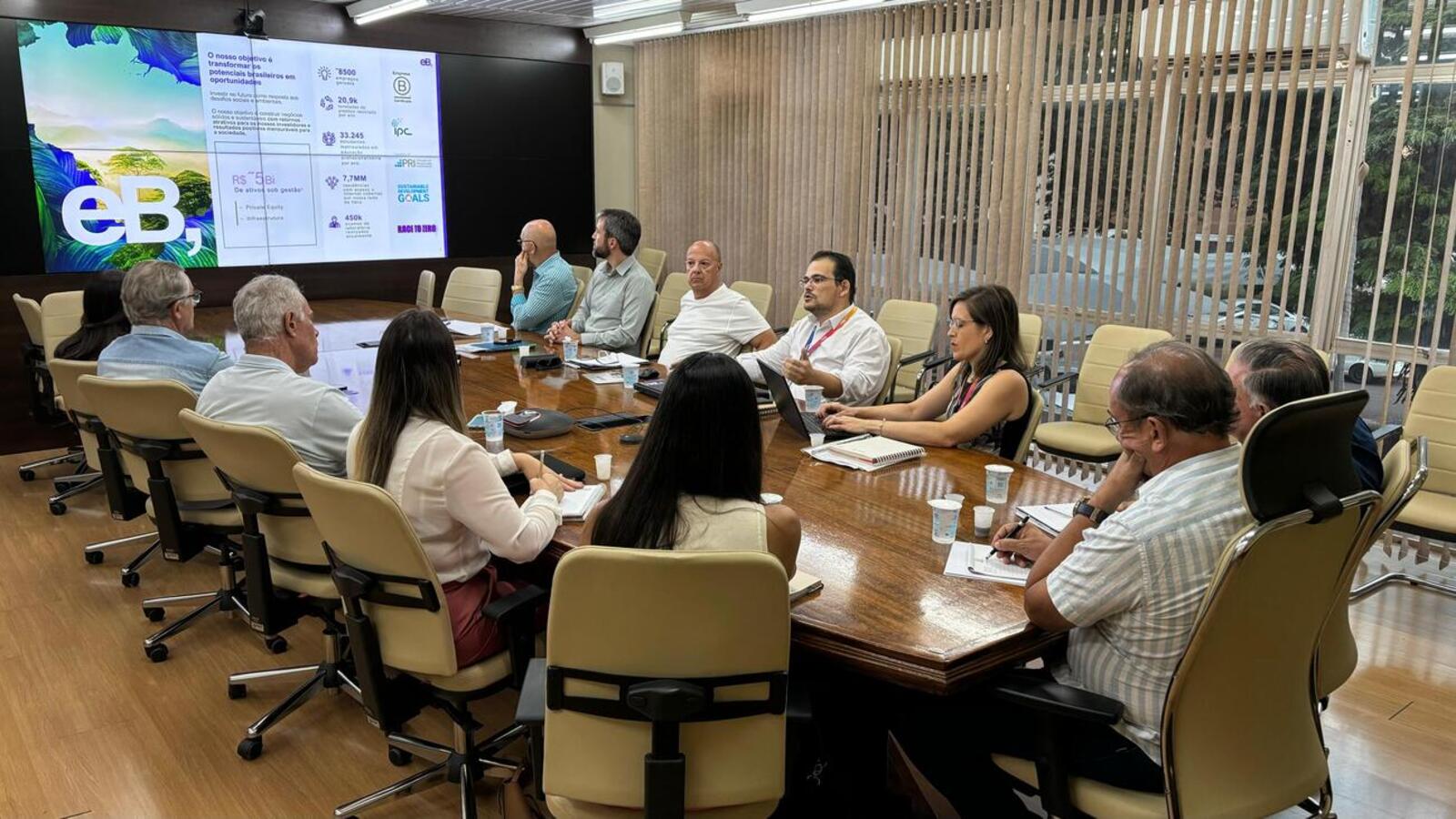 A reunião tratou da apresentação da empresa e a viabilidade da implantação em Toledo