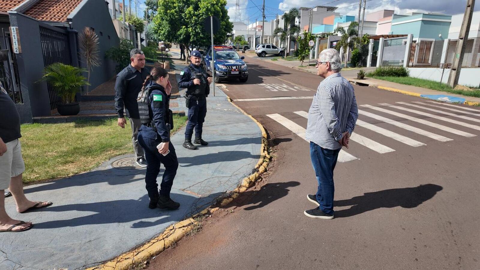 Equipes da Secretaria de Segurança e Planejamento estiveram em alguns pontos no Boa Esperança e Jardim Pancera para identificar situações emergenciais