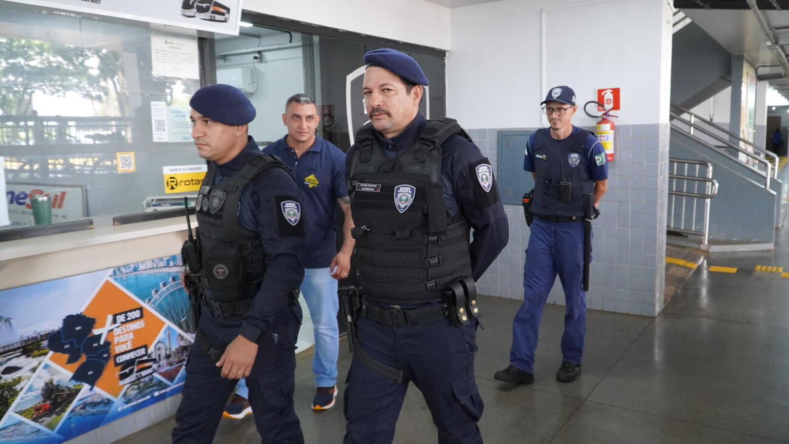 Objetivo é trazer mais segurança aos frequentadores do espaço. Monitoramento serpa feito por dois policiais municipais 24 horas por dia