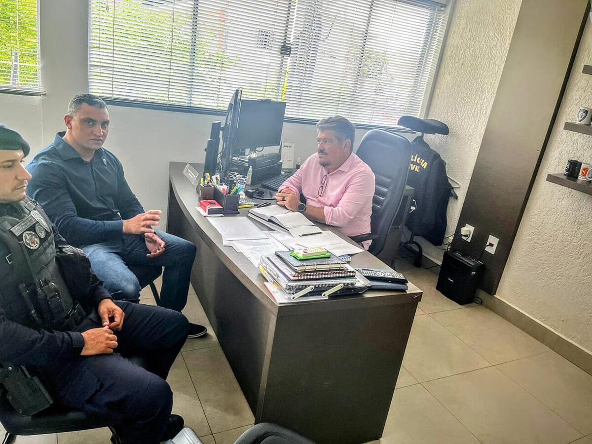 Reunião teve objetivo de promover cooperação entre os dois órgãos a fim de melhorar a segurança do município
