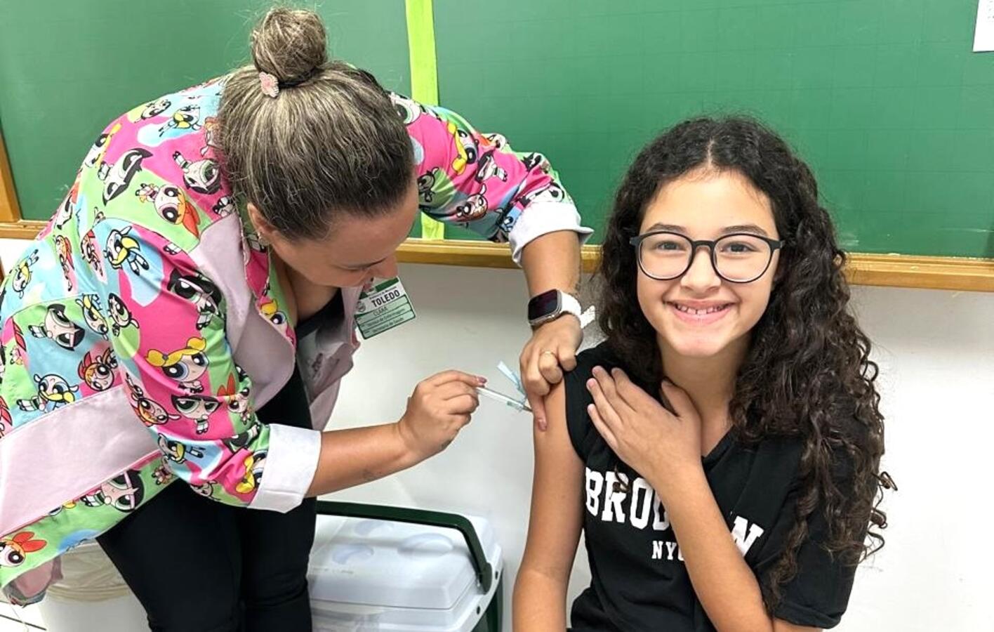 A ação foi considerada um sucesso, com a aplicação de 717 doses de vacinas. As mais procuradas foram  a influenza e a COVID-19