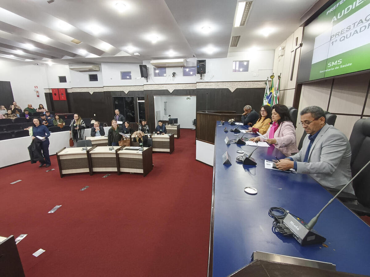 Prestação de contas da Secretaria Municipal de Saúde foi apresentada à Comissão de Saúde e Seguridade Social da Câmara de Vereadores nesta quarta-feira (28)