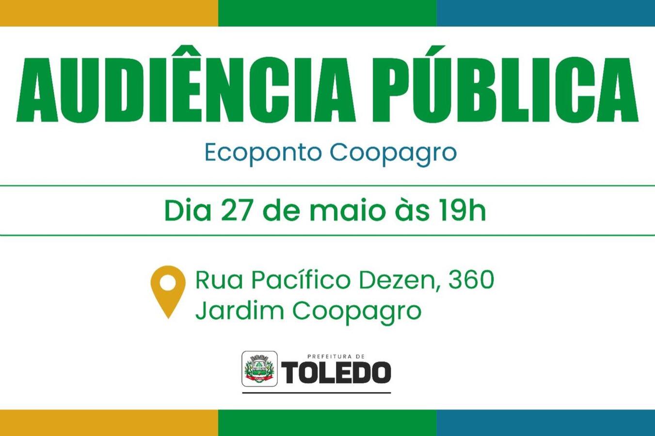 A Secretaria Municipal do Meio Ambiente apresentará soluções para ponto de coleta de materiais recicláveis e inservíveis na região do Coopagro