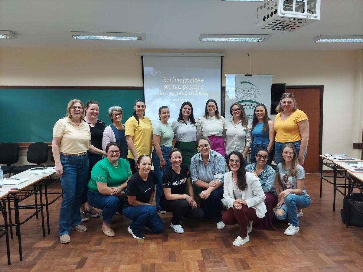 As participantes estão inseridas no projeto “Empoderando Mulheres do Campo”