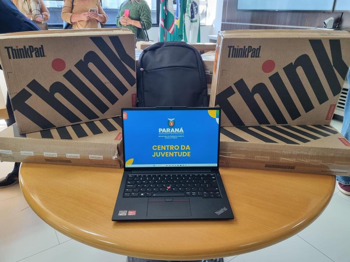 Equipamentos foram recebidos em evento da Secretaria do Desenvolvimento Social e Família em Curitiba