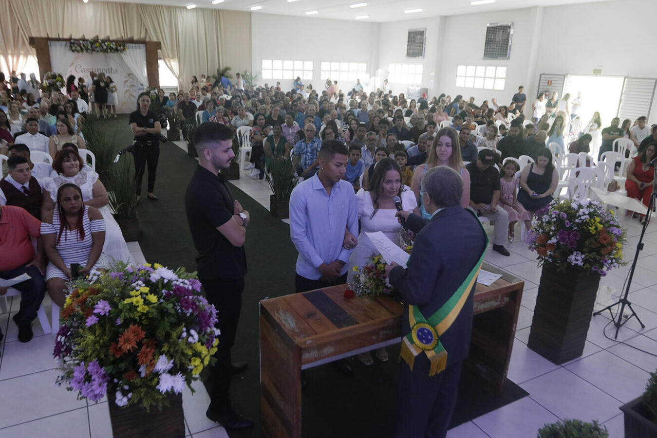 A Secretaria de Desenvolvimento Humano e Social: Infância, Juventude, Pessoa Idosa e Família prorrogou as inscrições do casamento coletivo de 2025 para o dia 23 de junho