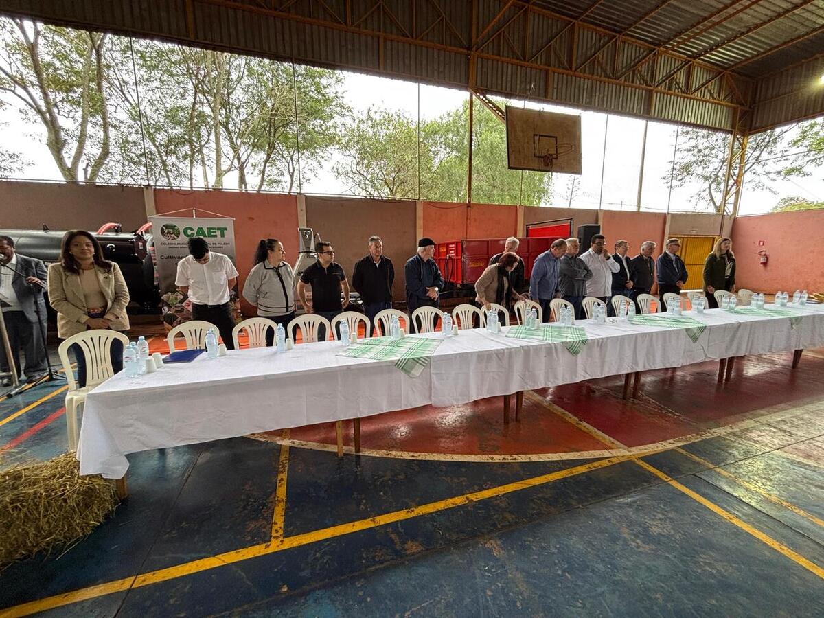 Colégio Agrícola de Toledo recebeu equipamentos novos viabilizados por emenda parlamentar do deputado federal Dilceu Sperafico