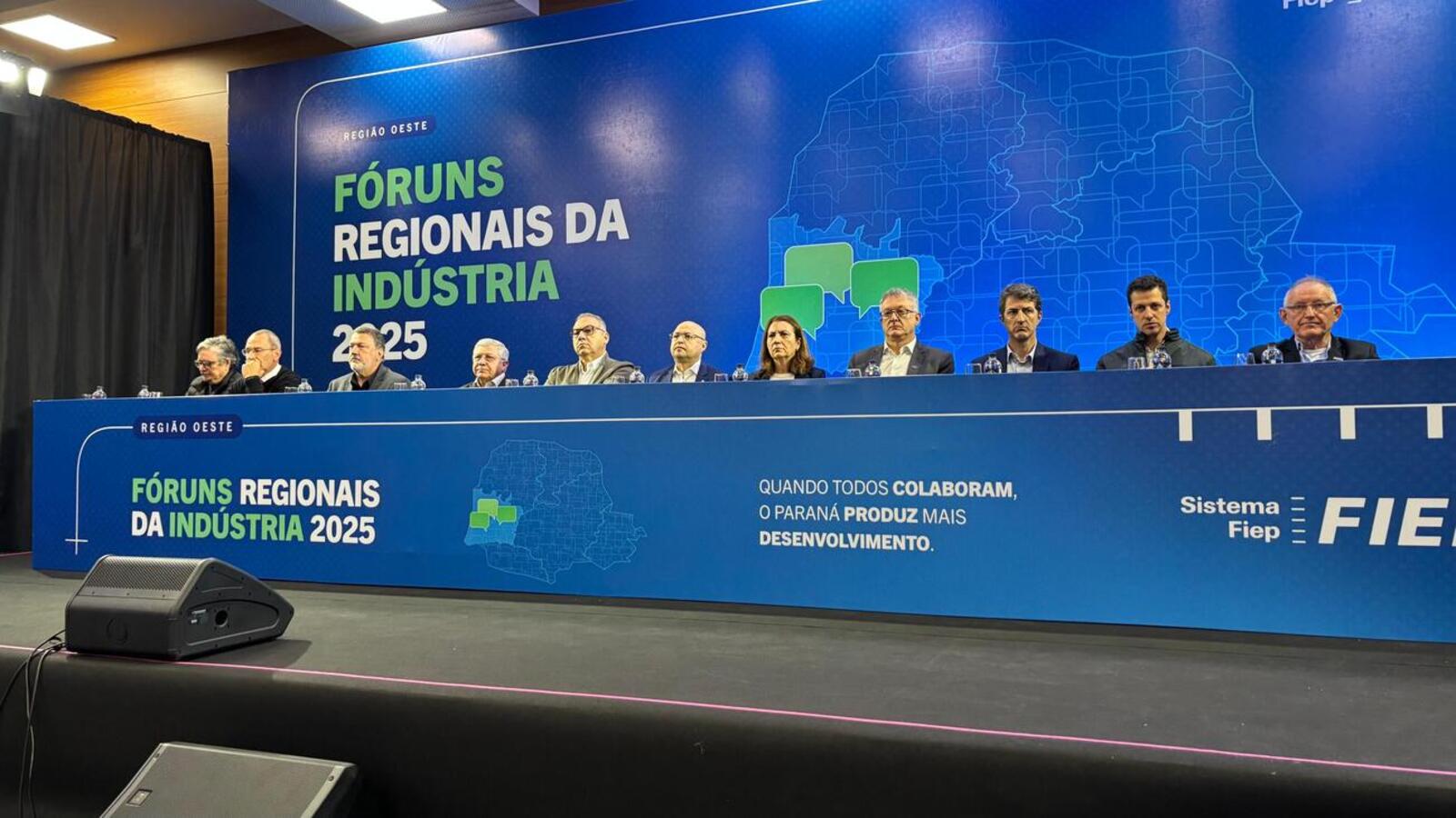 Encontro em Cascavel abordou várias ações promovidas pela Federação das Indústrias do Estado do Paraná em 2024 e apresentou o Observatório do Pedágio (Crédito: Márcio Pimentel)