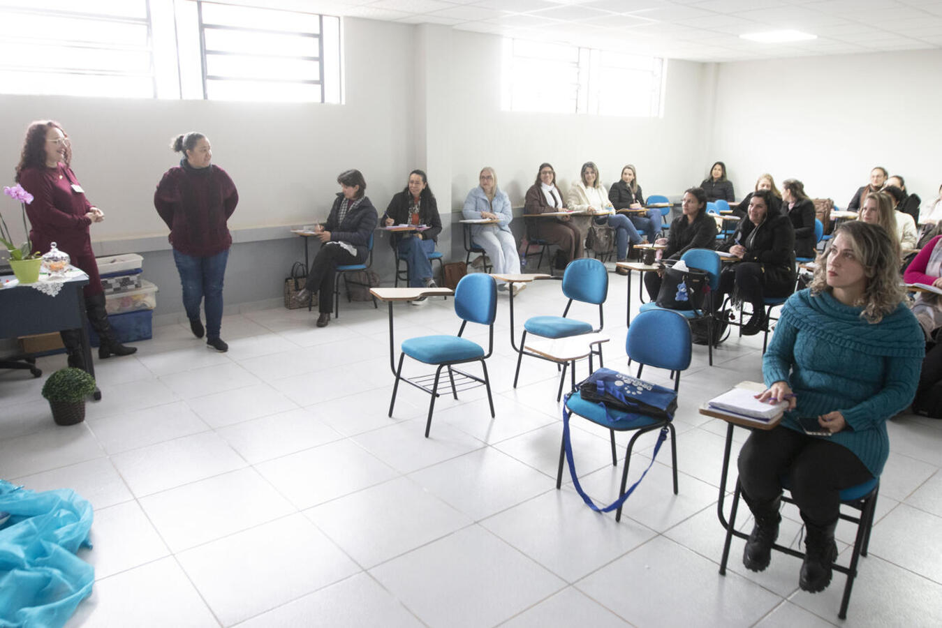 Cerca de 450 profissionais de centros municipais de educação infantil participam de formação que está sendo ministrada na Unopar/Toledo entre terça e quinta (1ª a 3)