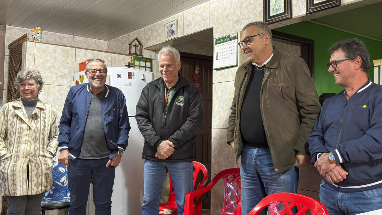 Assim como na abertura, reunião simples, na casa de produtores, marcou o encerramento das ações previstas pela Secretaria da Agricultura e Proteína Animal