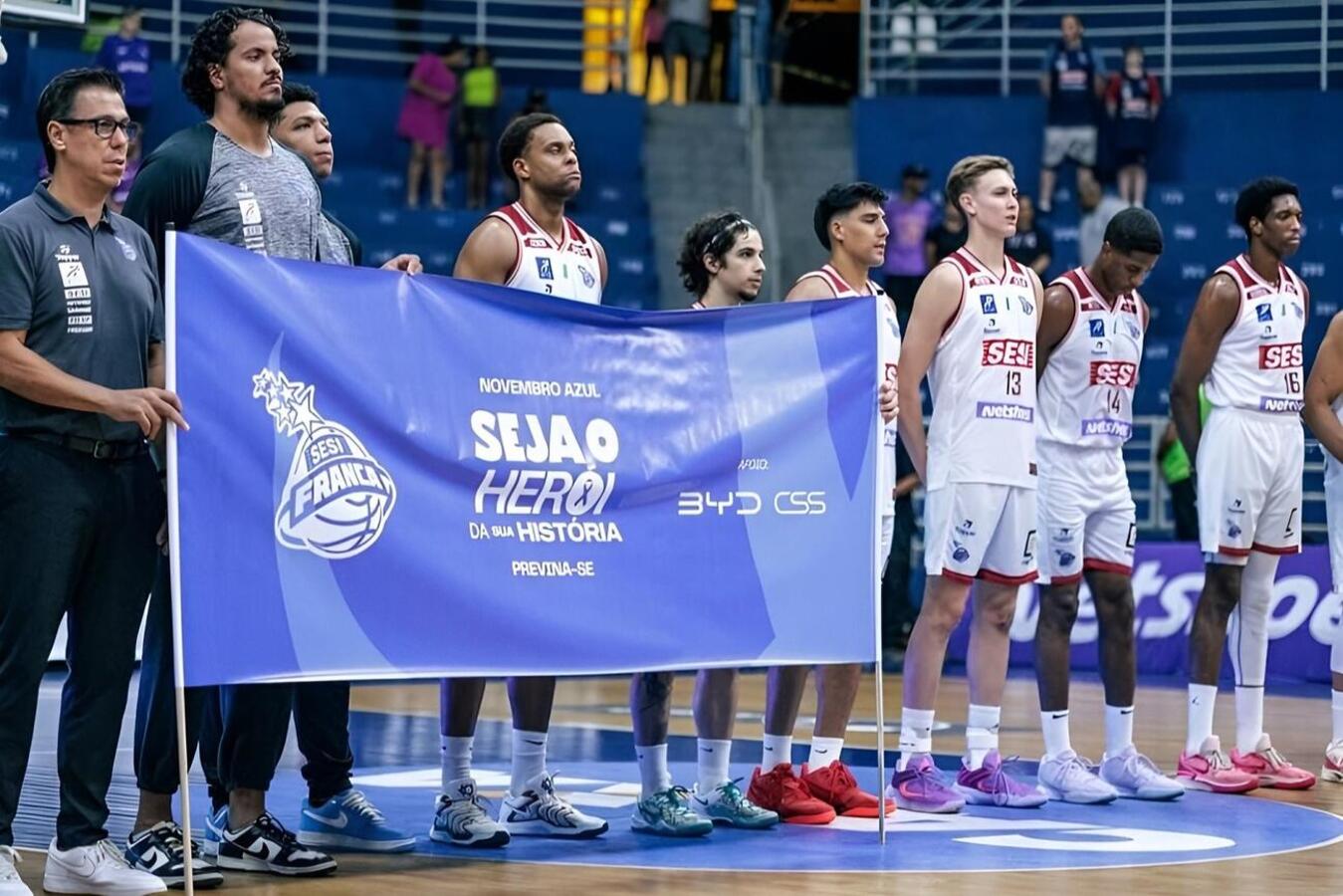 Com apenas 20 anos, Luís Eduardo Lazarini Colinski está no elenco que conquistou o tetracampeonato do Sesi/Franca na principal competição nacional da modalidade