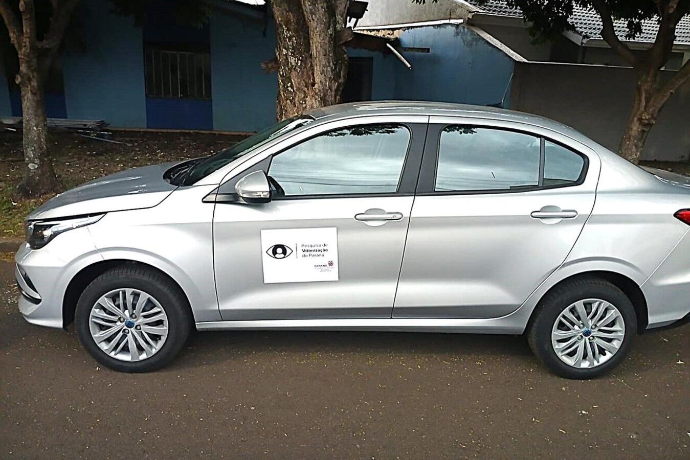Estudo contratado pela Sesp seguirá até dezembro e será aplicado por profissionais da Qualitest, que utilizarão veículo (foto) e identificação próprios