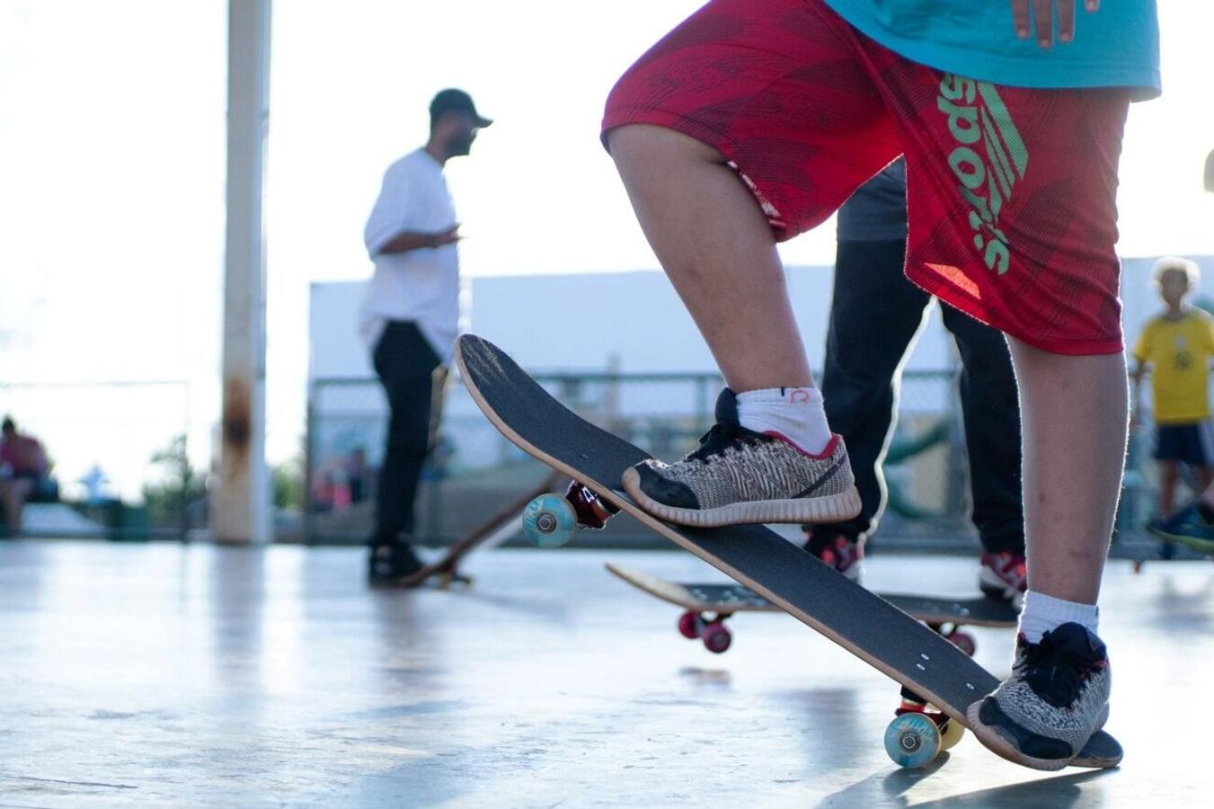Espaços gerenciados pela Secretaria da Cultura estão oferecendo aulas gratuitas de Skate (foto), Desenho, Introdução ao Desenho Artístico e Pintura em Tela