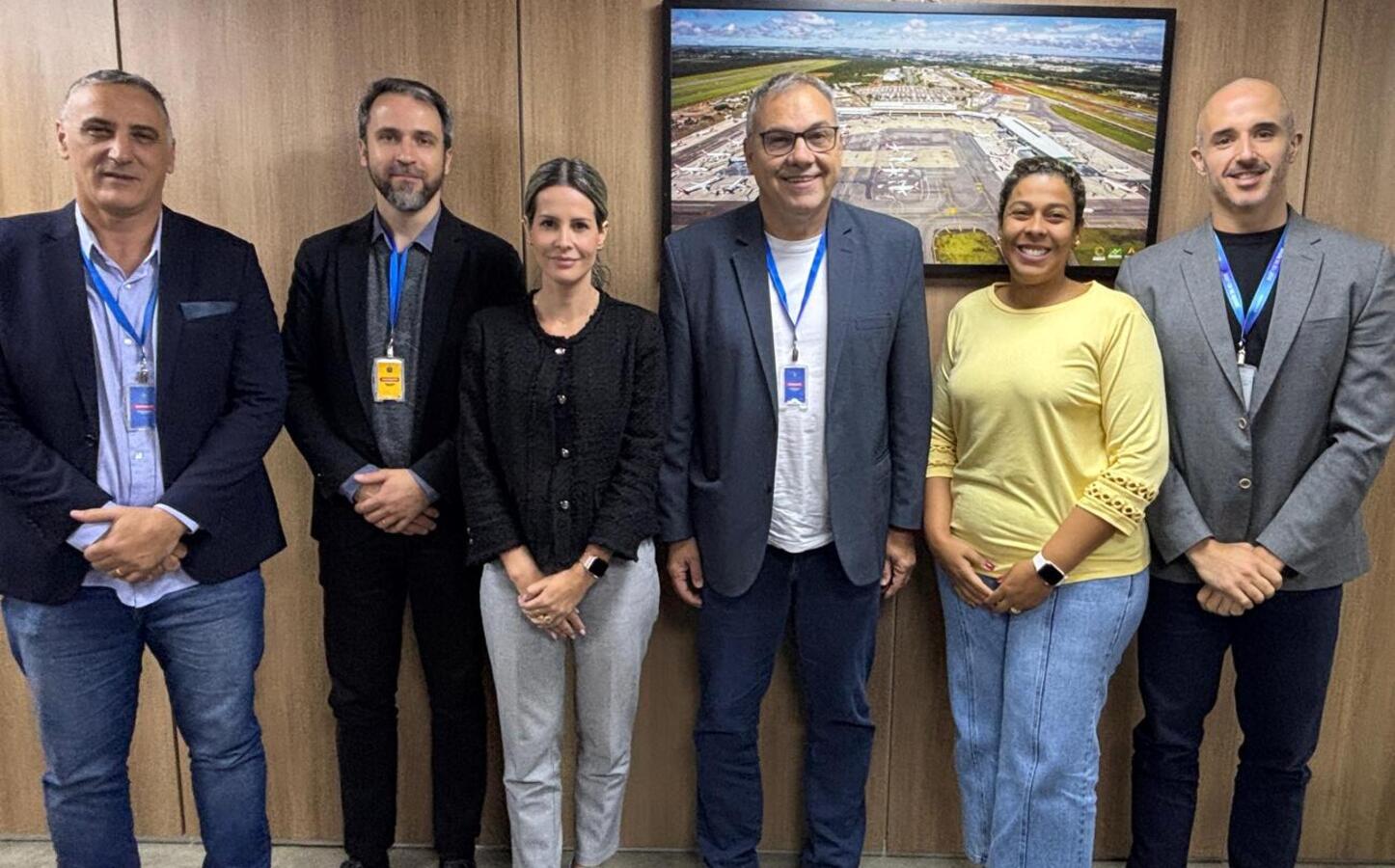 Prefeito Mario Costenaro se reuniu com técnicos da Secretaria Nacional de Aviação Civil para alinhar alguns investimentos no Aeroporto Municipal Luiz Dalcanale Filho