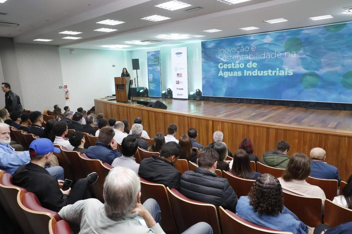 O encontro “Inovação e Sustentabilidade na Gestão de Águas Industriais” superou expectativa de público nesta terça-feira no Biopark
