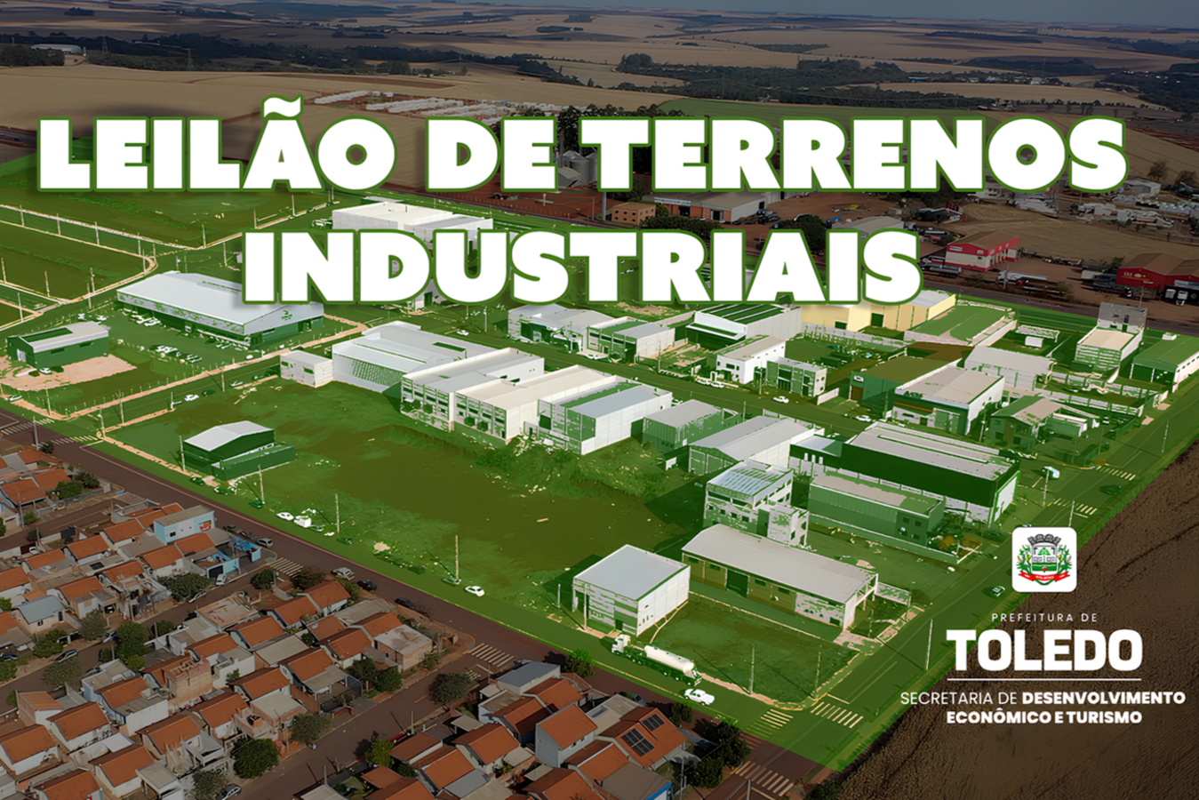 Oferecendo condições facilitadas, Secretaria de Desenvolvimento Econômico e Turismo coordena certame que disponibiliza 14 terrenos em 6 parques do município