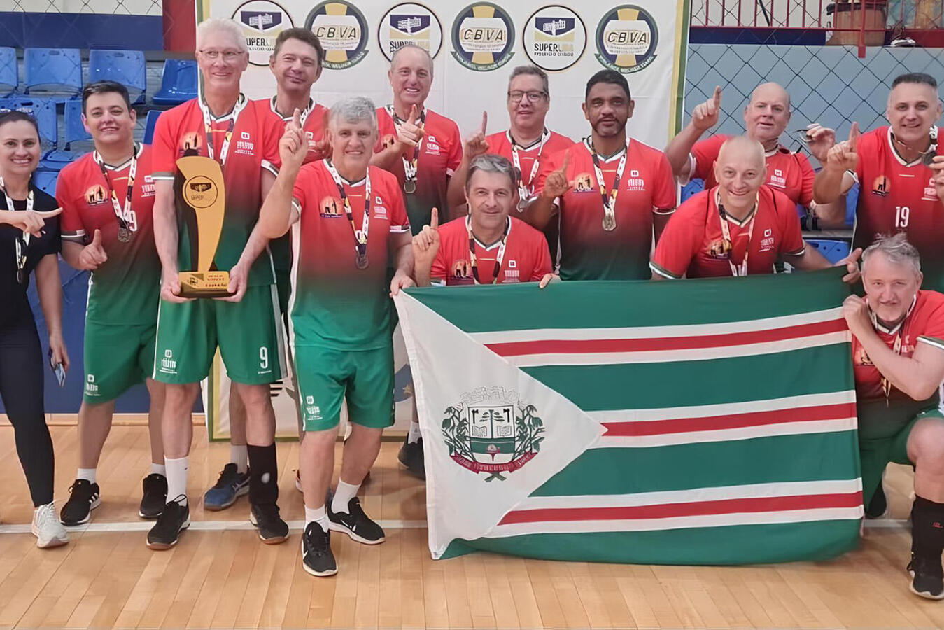 Nas quatro categorias que disputou em competição realizada no último fim de semana em Nova Santa Rosa, o município conquistou medalha de ouro em todas