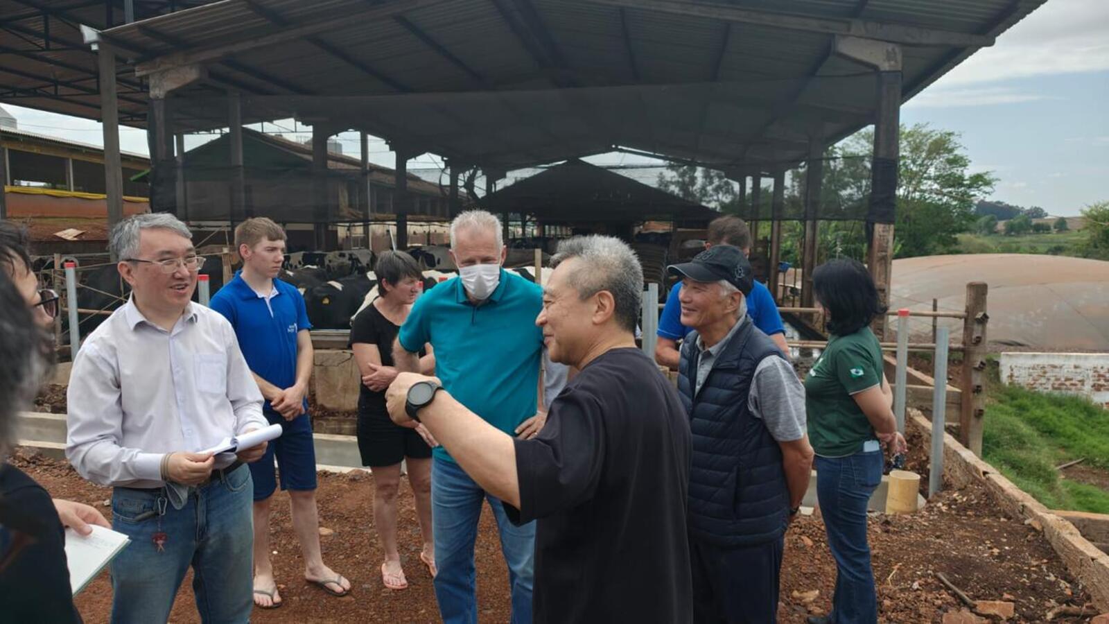 Visita técnica foi acompanhada pela Secretaria de Agricultura e Proteína Animal em propriedade rural de Toledo