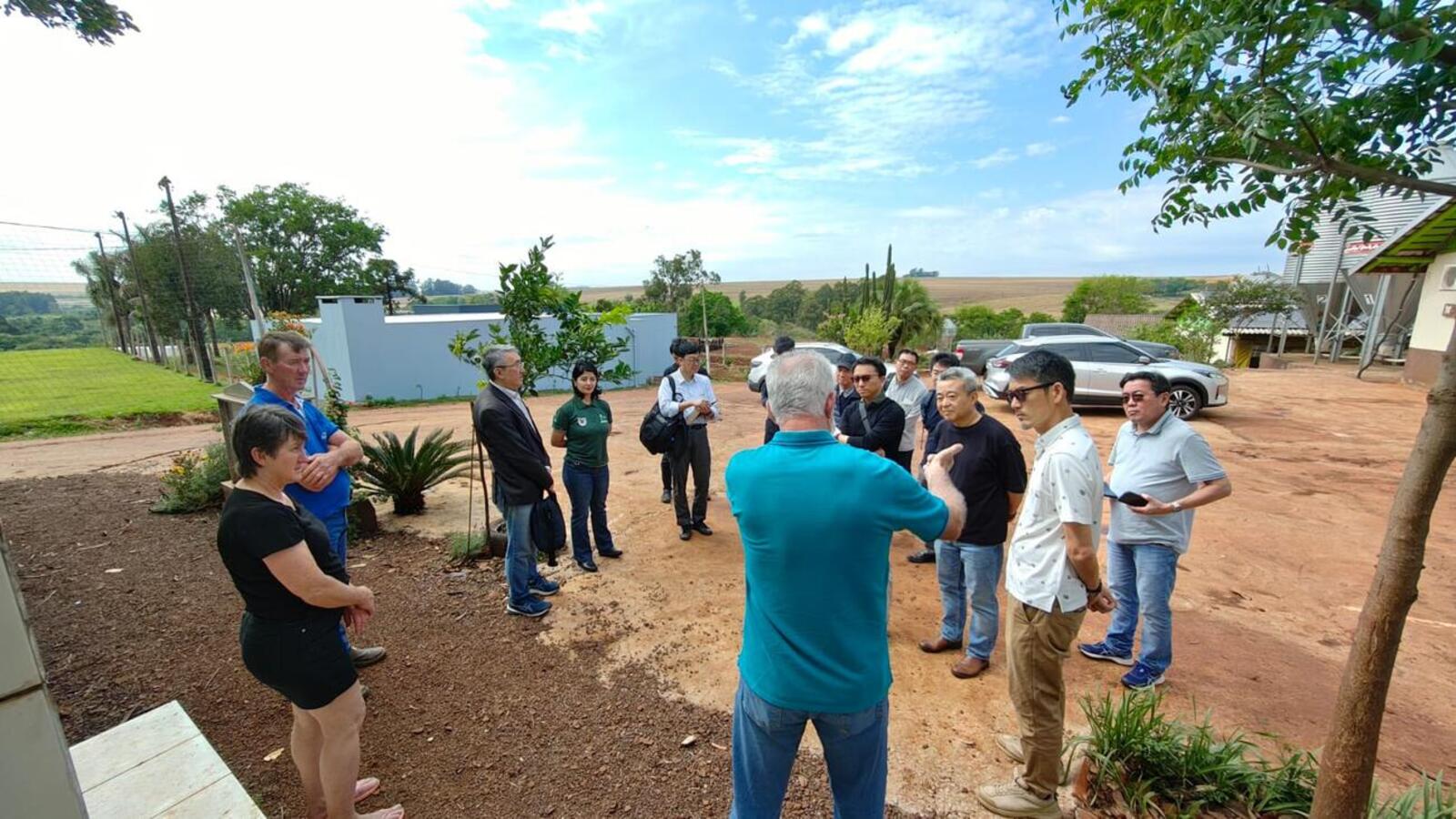 Visita técnica foi acompanhada pela Secretaria de Agricultura e Proteína Animal em propriedade rural de Toledo