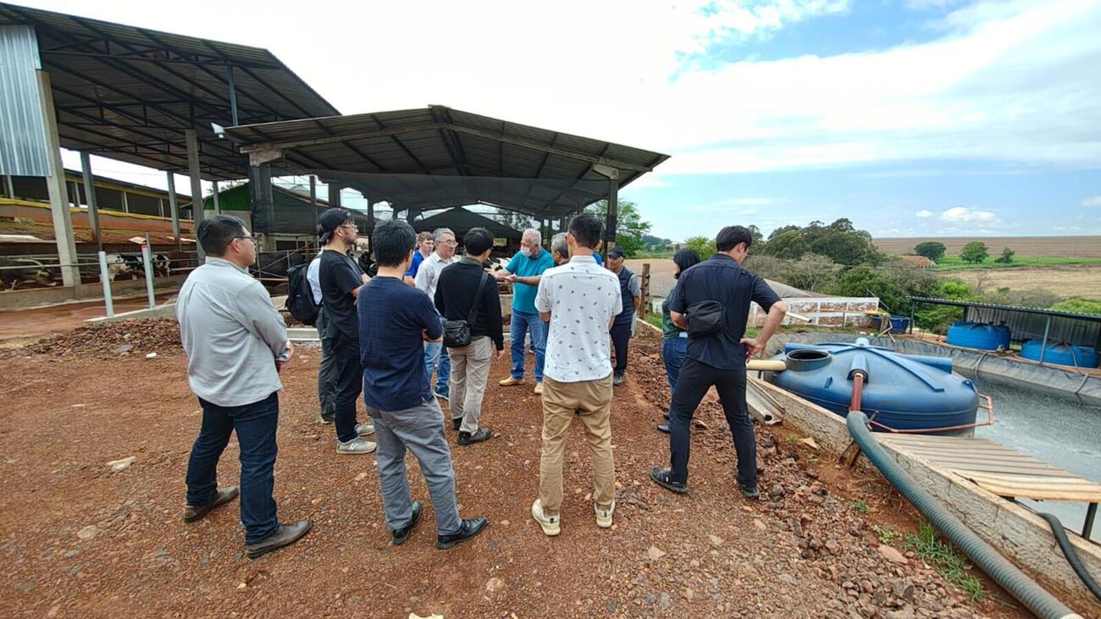 Visita técnica foi acompanhada pela Secretaria de Agricultura e Proteína Animal em propriedade rural de Toledo