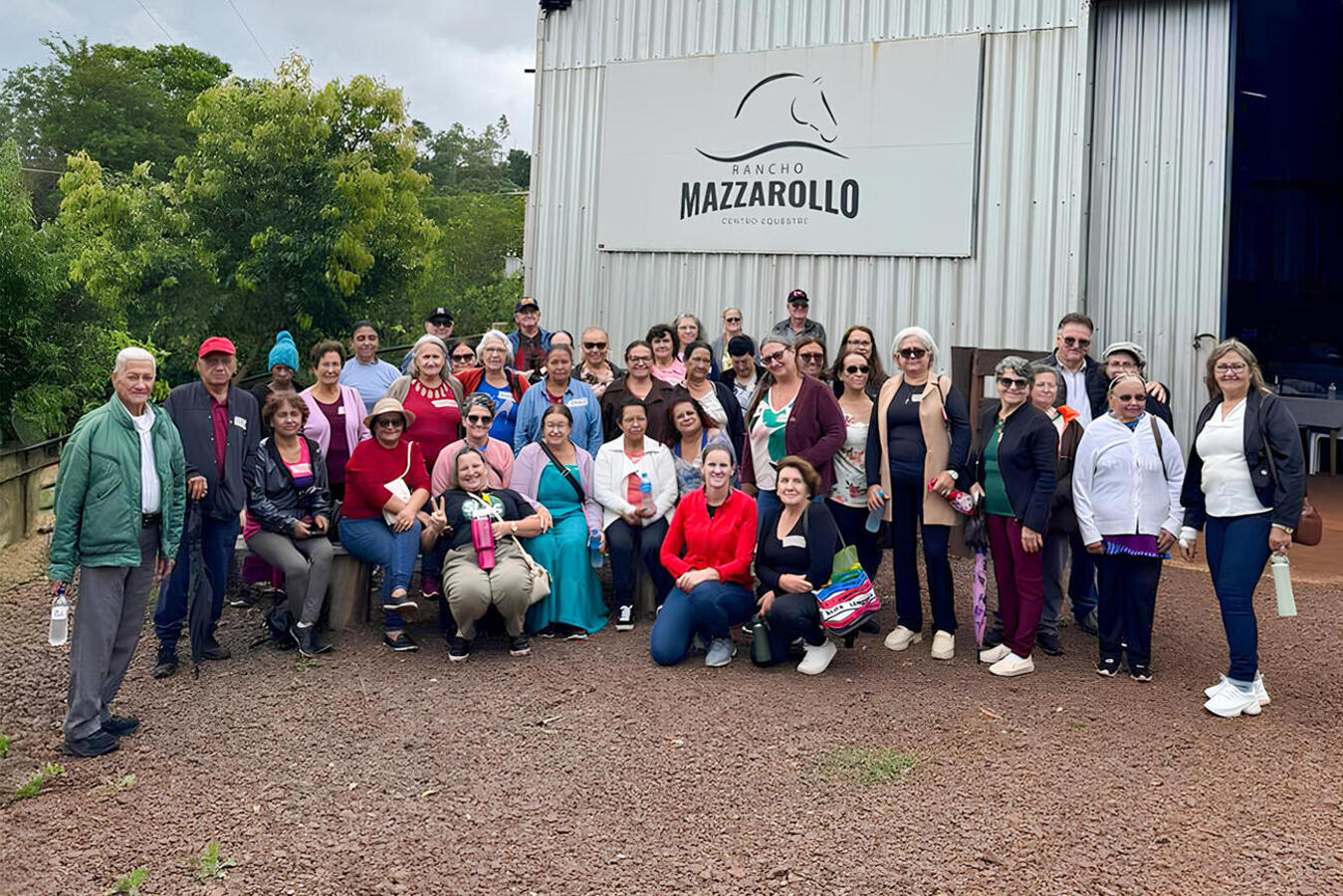 Cerca de 120 idosos participaram nesta semana de atividade em propriedade rural de Concórdia do Oeste; roteiro integra o Território Turístico Riquezas do Oeste
