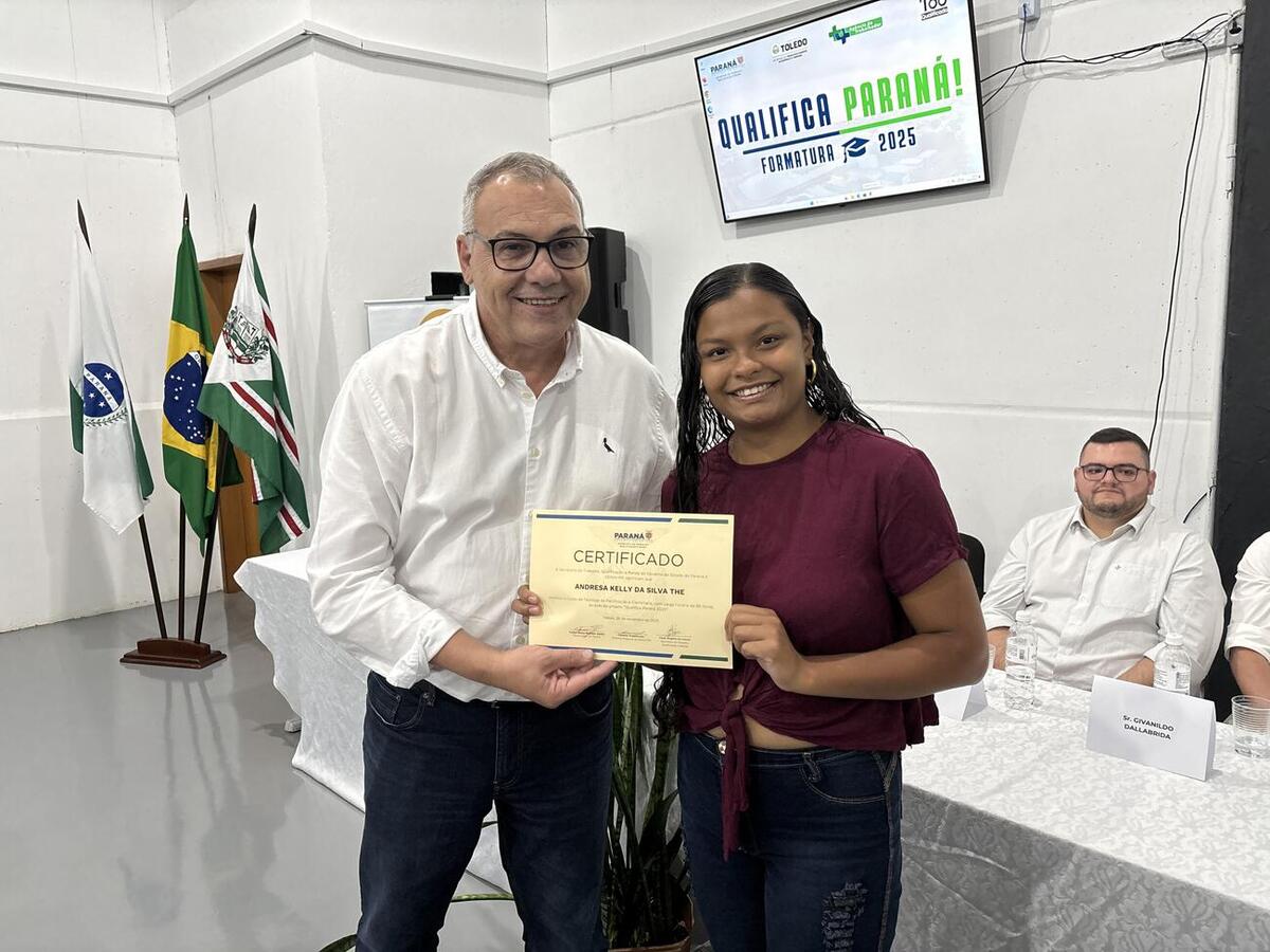 Entrega de certificados marca encerramento da capacitação ofertada em parceria entre Prefeitura, Governo do Estado e Senai