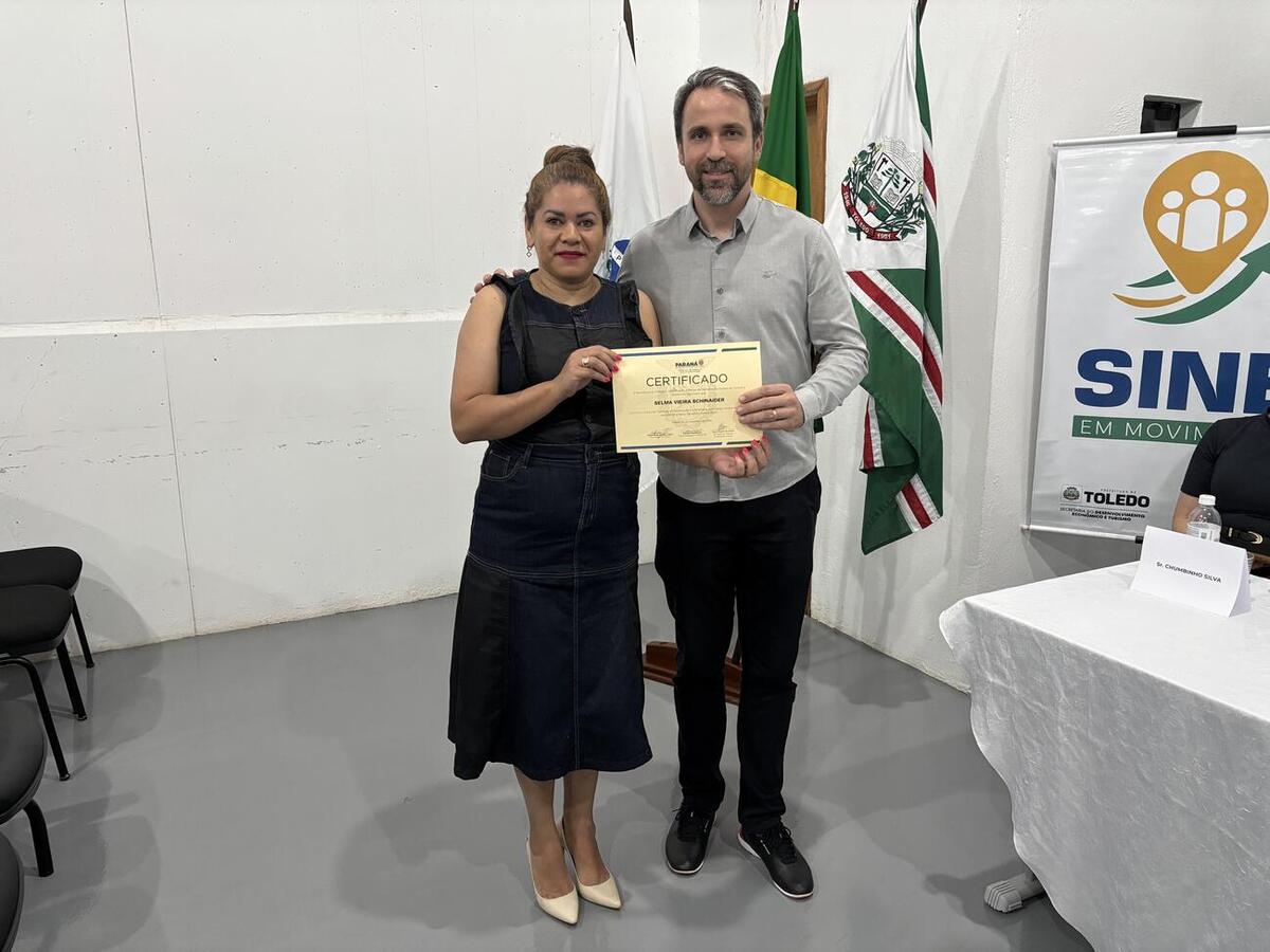 Entrega de certificados marca encerramento da capacitação ofertada em parceria entre Prefeitura, Governo do Estado e Senai