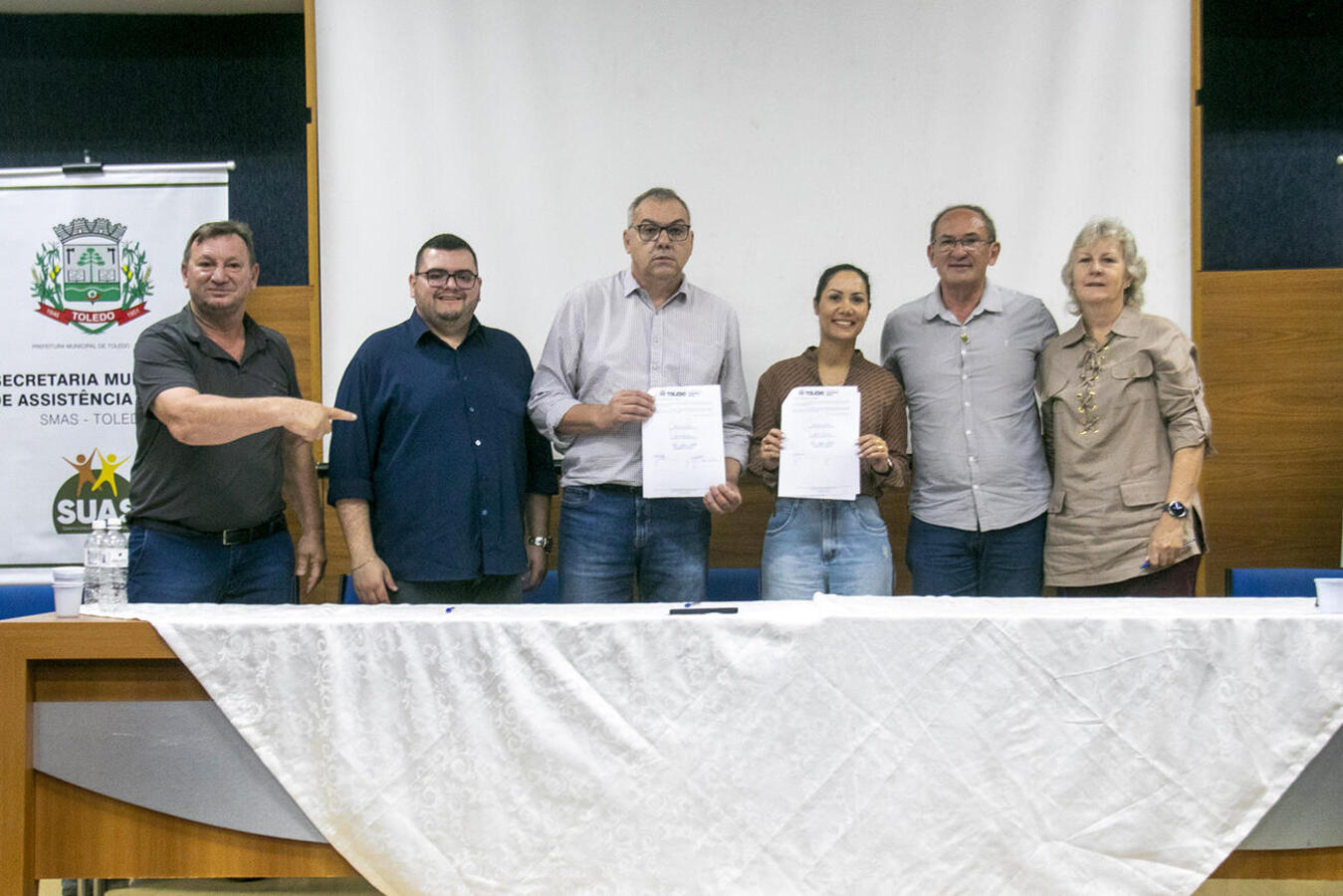 Ato nesta terça (16) formalizou parcerias, na ordem de R$ 5.104.237,92, com 6 organizações da sociedade civil para execução de serviços no biênio 2026/2027