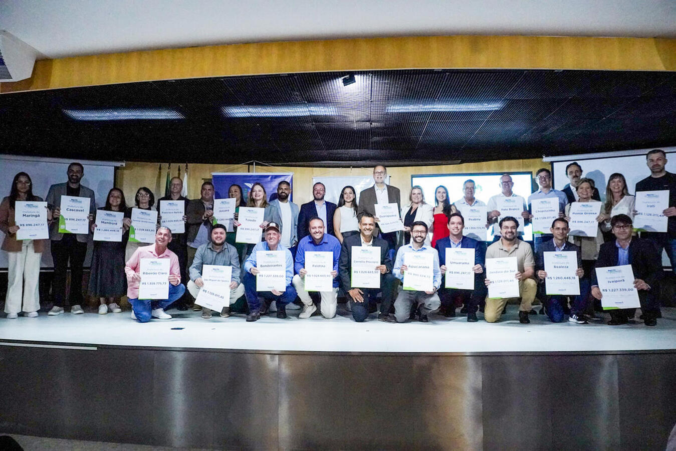 Em evento realizado quarta (17), em Curitiba, Toledo foi contemplado com recursos de R$ 896.247,17 da Secretaria de Estado de Inovação e Inteligência Artificial (Seia)