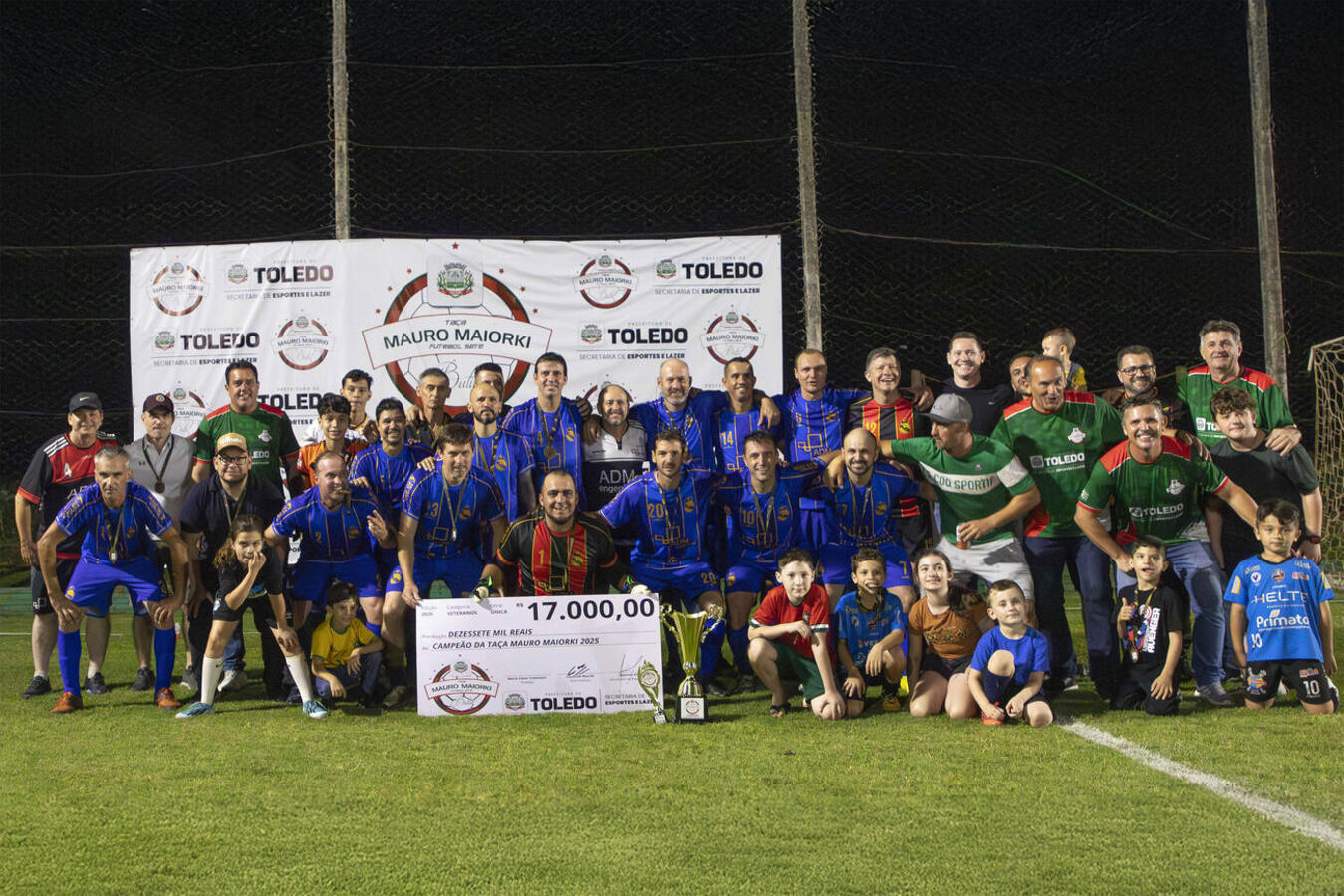 Título da categoria Veterno veio na noite desta terça-feira (2) com a vitória sobre o CWA por 6 a 5 nos pênaltis, após empate em 3 a 3 no tempo normal