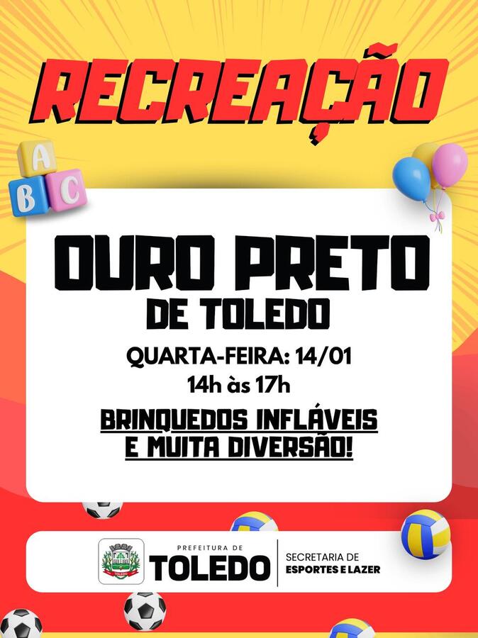 Evento gratuito da Secretaria Municipal de Esportes e Lazer ocorre das 14h às 17h e oferece atividades para crianças e famílias durante as férias