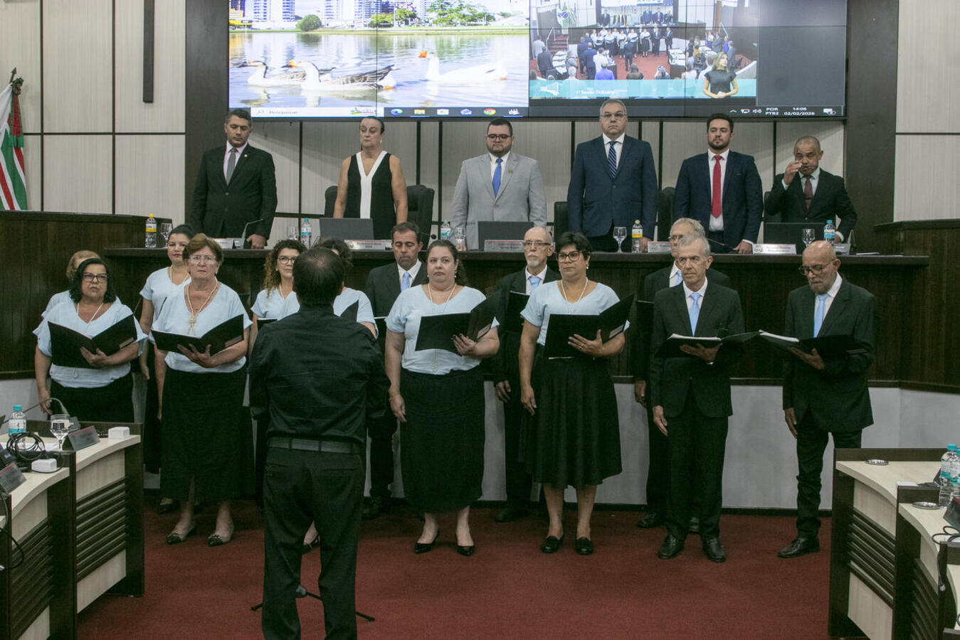 Em sua fala, no início dos trabalhos da 2ª sessão da 18ª legislatura da Câmara, na tarde de segunda (2), Costenaro detalhou conquistas e traçou panoramas para 2026
