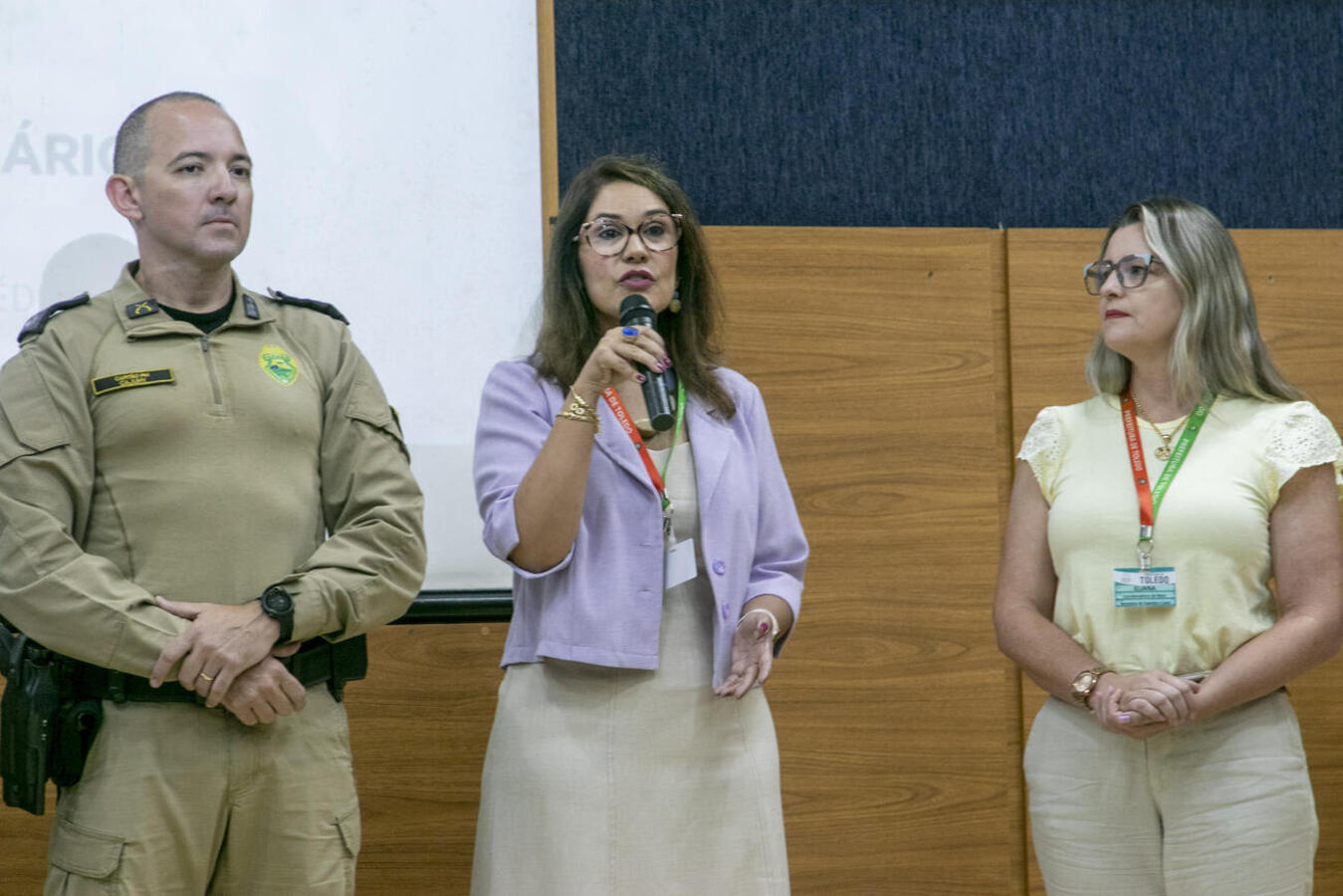 Palestra da Secretaria da Mulher aborda Lei "Não é Não" e procedimentos para proteção de vítimas, visando um ambiente de festa mais seguro