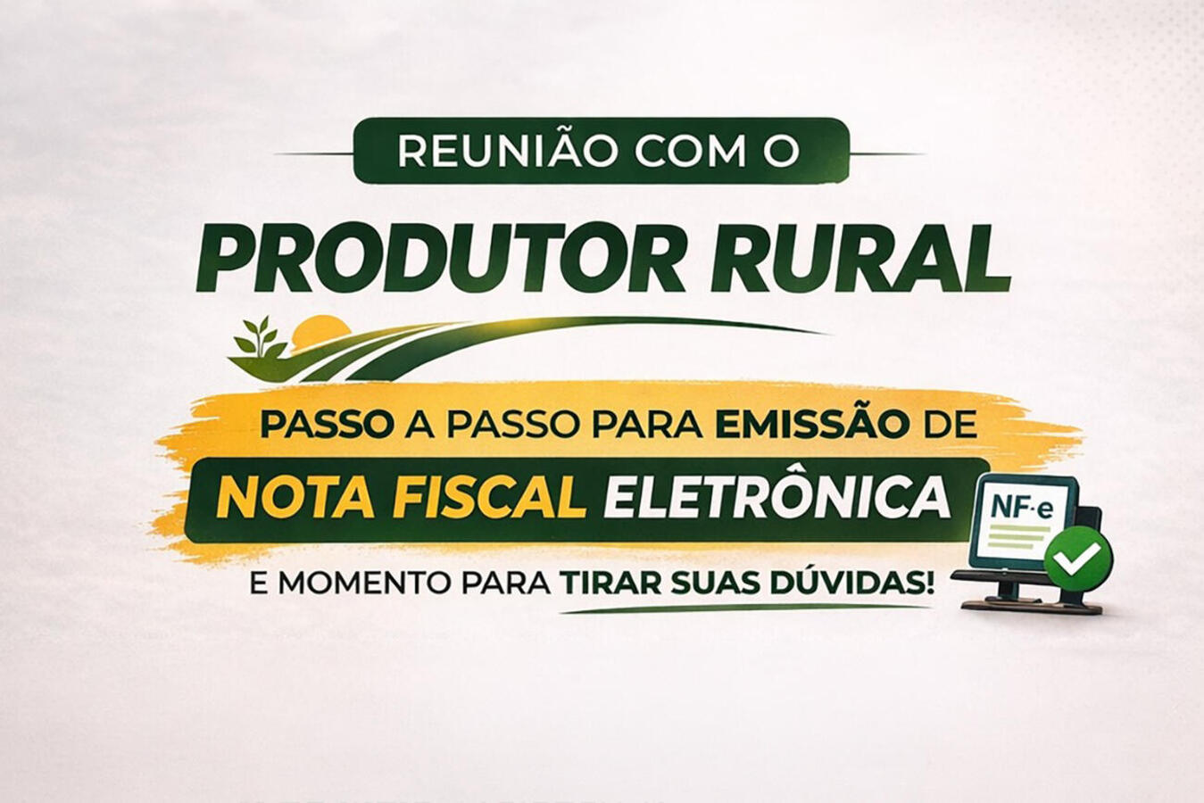 Encontro das secretarias de Agricultura e Proteína Animal e da Fazenda, será realizado no salão da Socedema, Dez de Maio, nesta quarta-feira (25), às 9h30