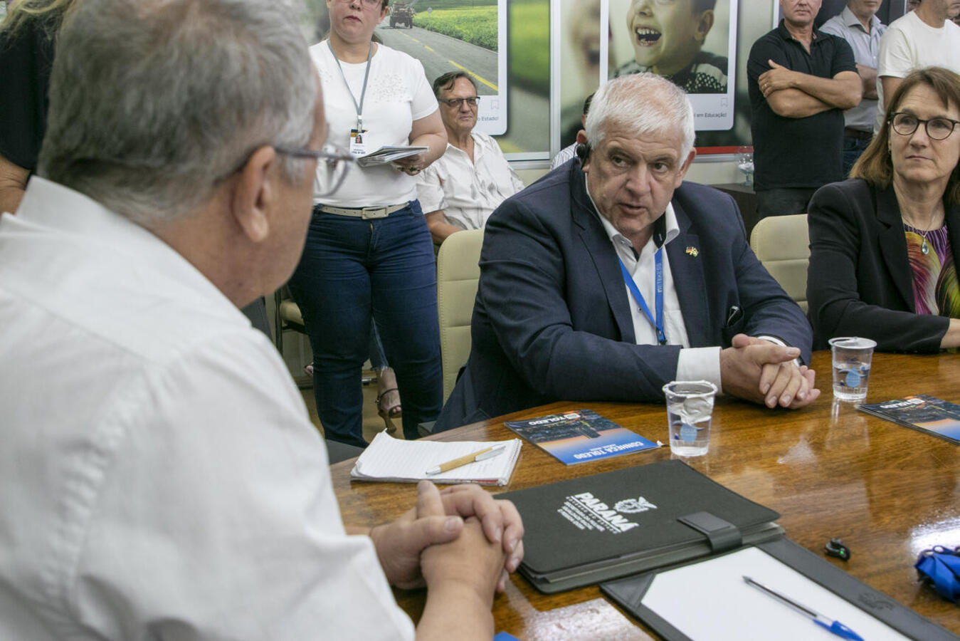 Encontro abordou produção, sustentabilidade e relações entre Brasil e Alemanha. Grupo está numa missão de 10 dias pelo Brasil