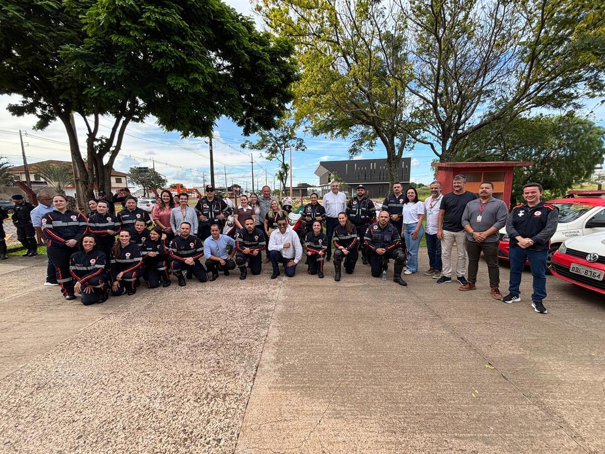 Entrega aconteceu no final da tarde desta terça-feira, na base do SAMU no Jardim Coopagro