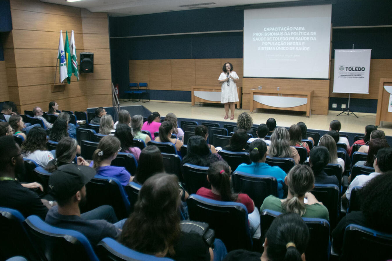 Formação da Secretaria de Desenvolvimento Humano e Social foi aberta nesta sexta-feira (13), no Auditório Acary Olveira, e será concluída no próximo dia 27